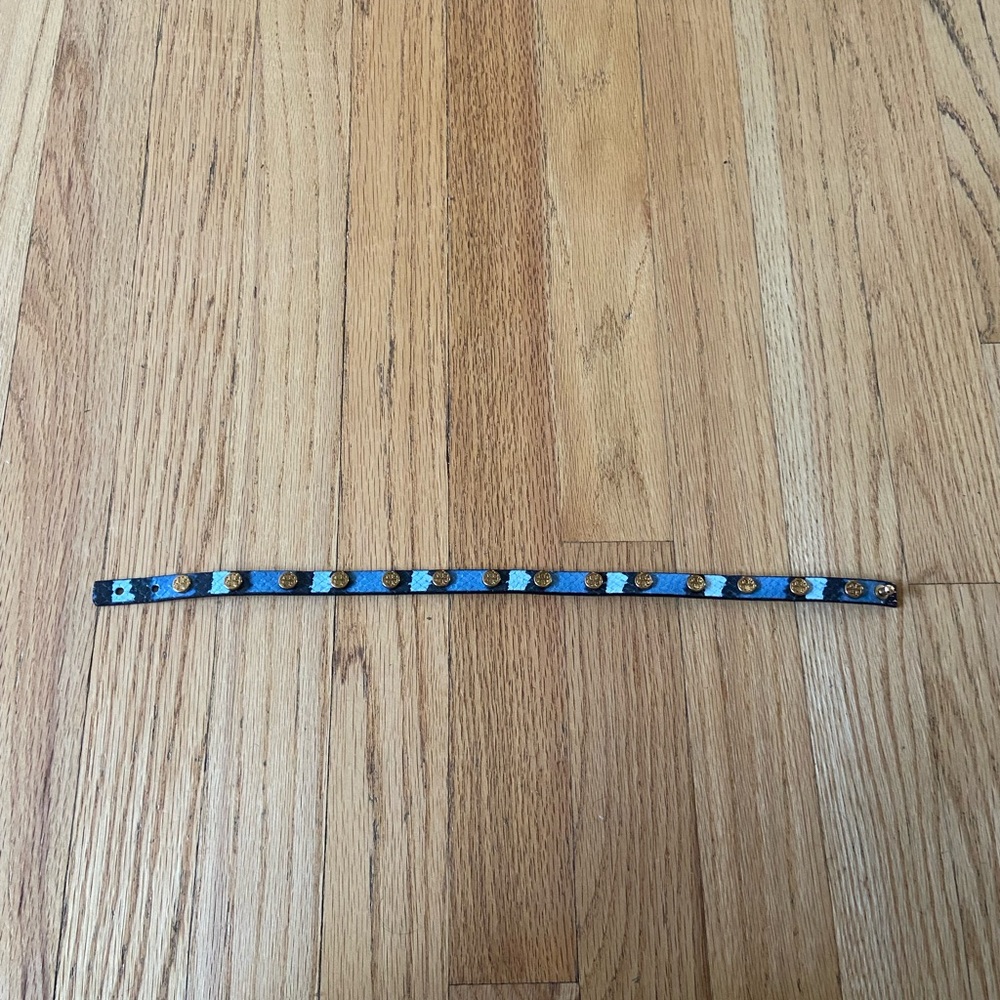 Tory Burch Blue and Gold Bracelet
